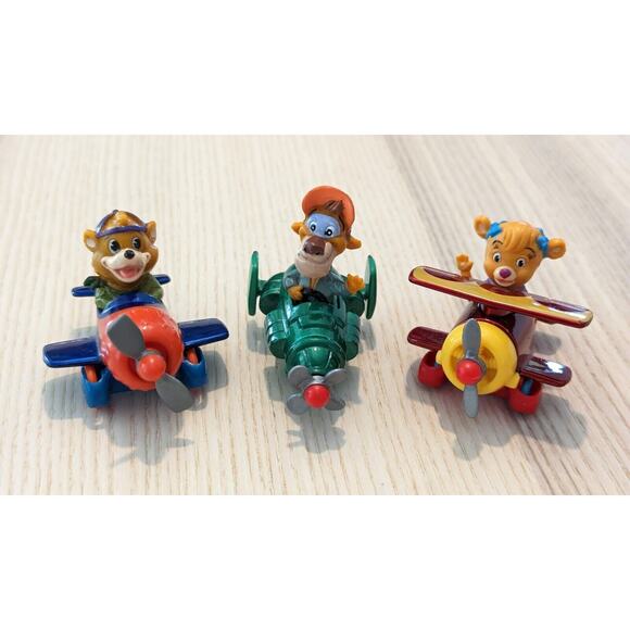 Vtg 1989 McDonalds Tale Spin Die Cast Happy Meal Toys Complete Set +3 Tail Spin - Picture 9 of 11